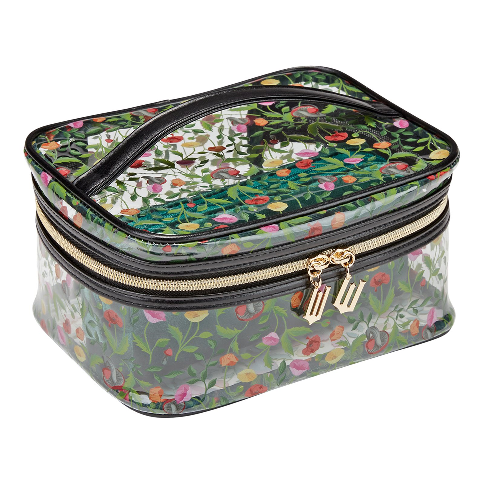 Wicked Poppy 2 Piece Train Case Set