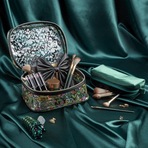 Tartan + Twine Wicked Poppy 2 Piece Train Case Set #7