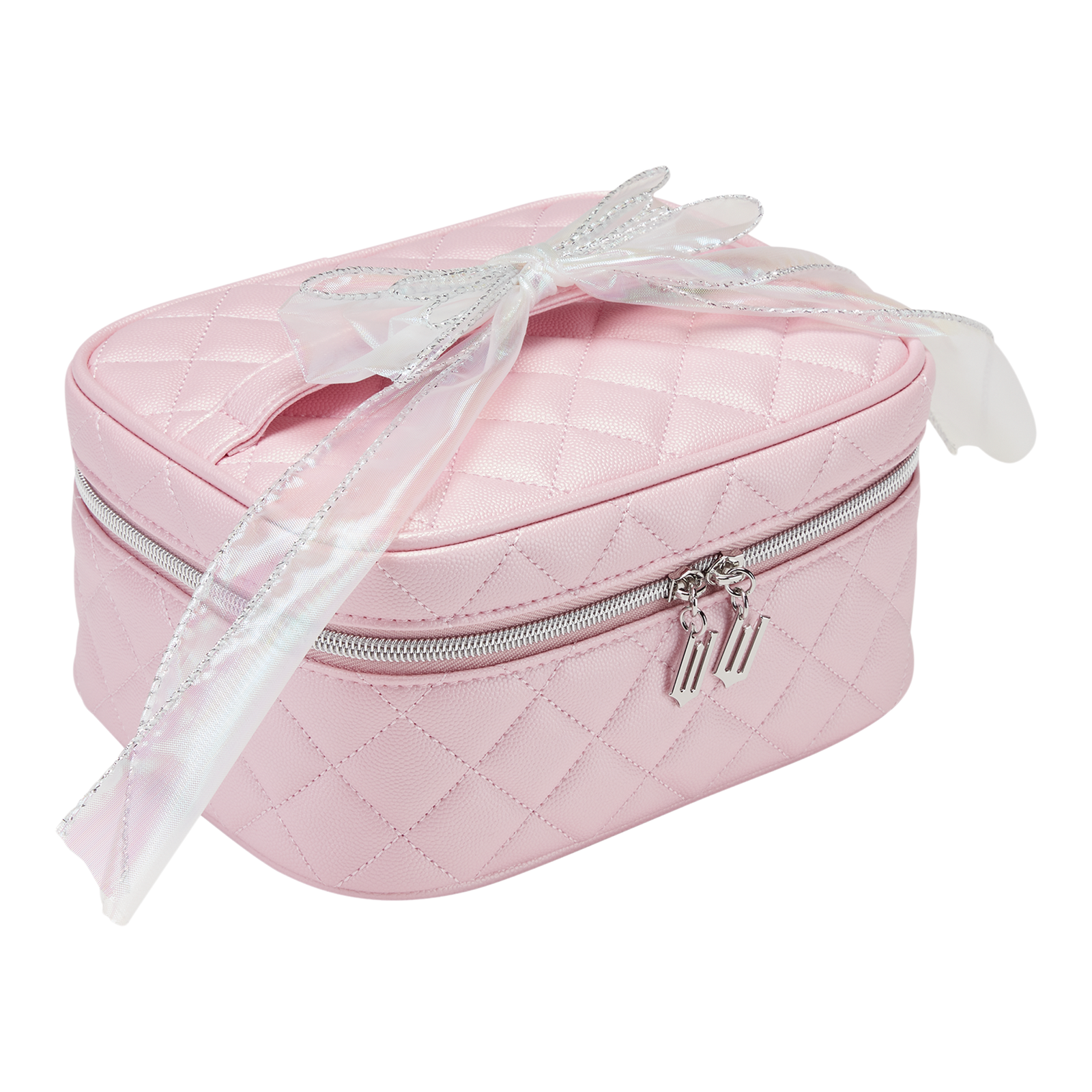 Wicked Quilted Train Case With Bow