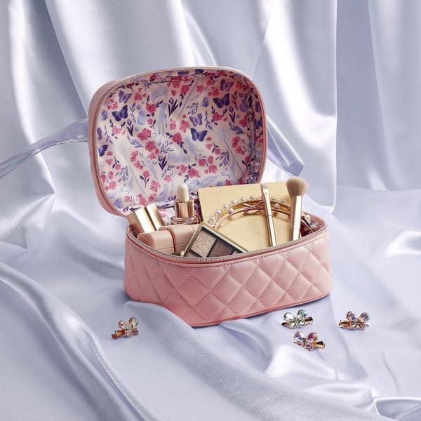 Tartan + Twine Wicked Quilted Train Case With Bow #6