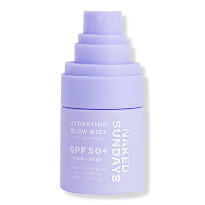 Naked Sundays Hydrating Glow Mist Setting Spray SPF 50+