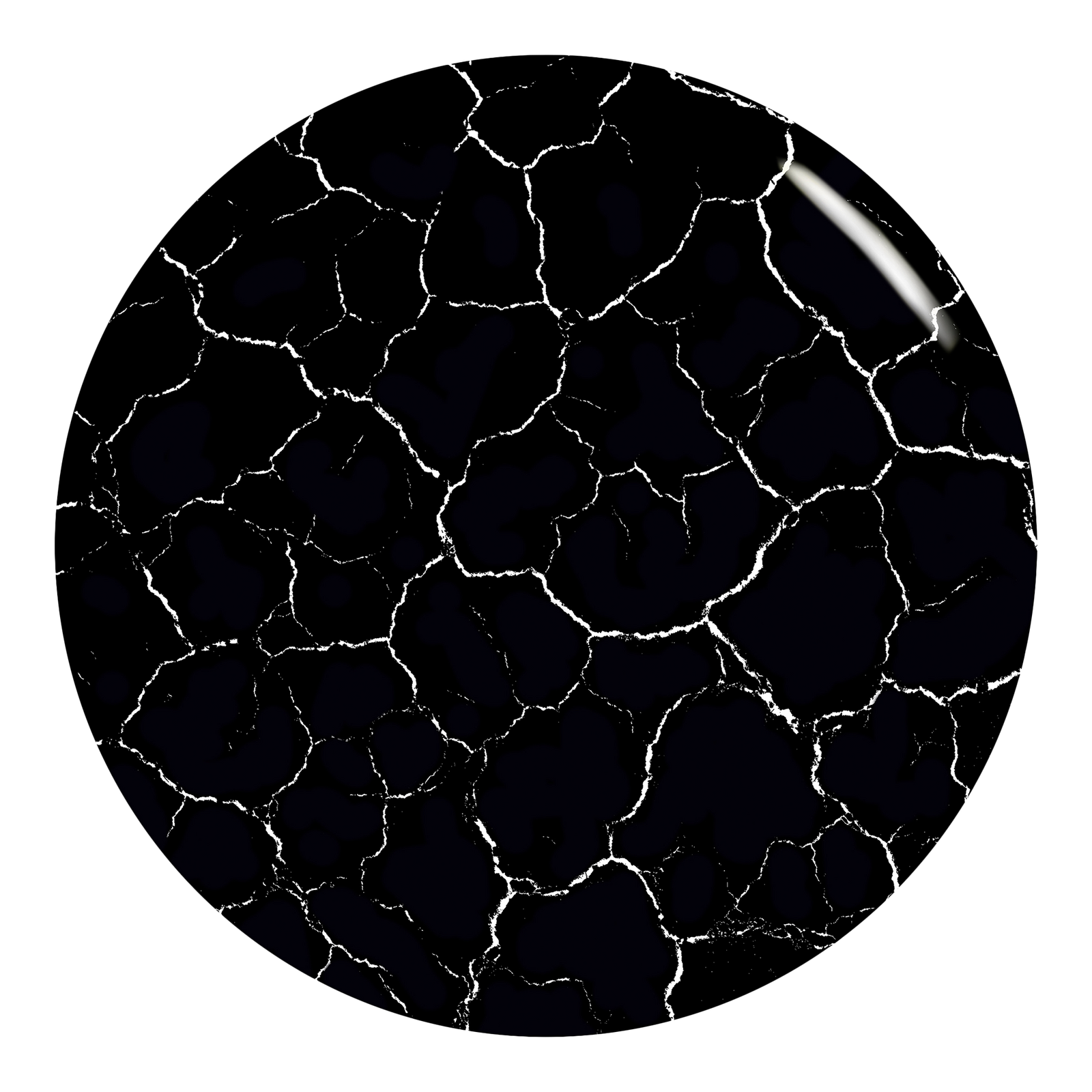 Dark Arts Matte Black Crackle Topper