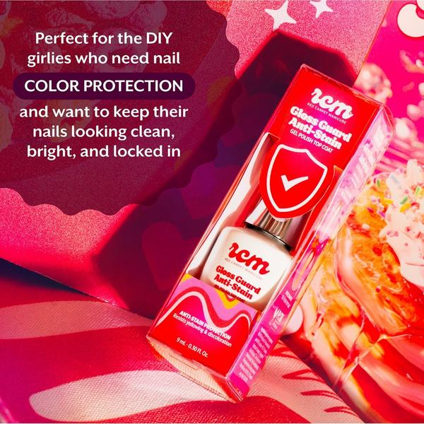 Red Carpet Manicure Gloss Guard Anti-Stain LED Gel Polish Top Coat #3