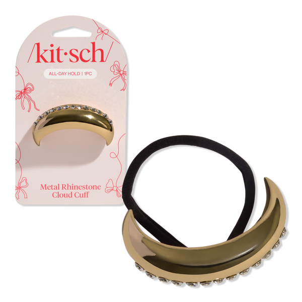 Kitsch Metal Rhinestone Medium Cloud Cuff #1