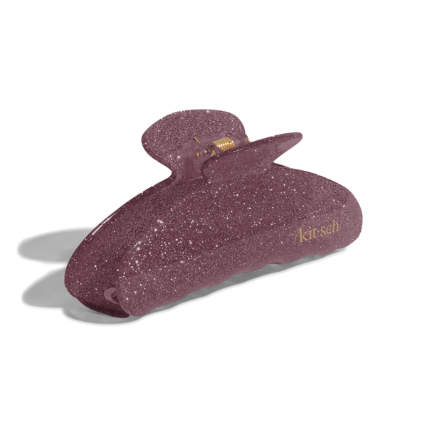 Kitsch Pink Glitter Claw Clip #2