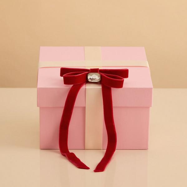 Kitsch Velvet & Gemstone Bow Hair Clip #4