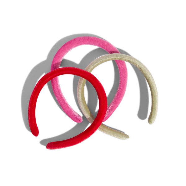 Kitsch Velvet Headband 3 Piece Set #2
