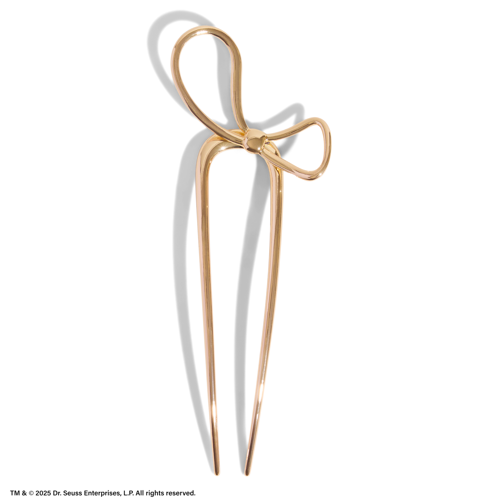 The Grinch x Kitsch Metal Bow French Hair Pin