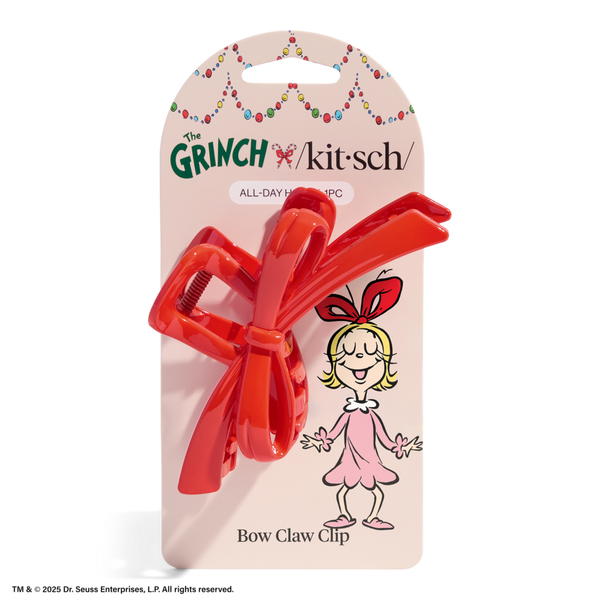Kitsch The Grinch x Kitsch Bow Claw Clip #3
