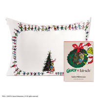 The Grinch x Kitsch Standard Satin Pillowcase