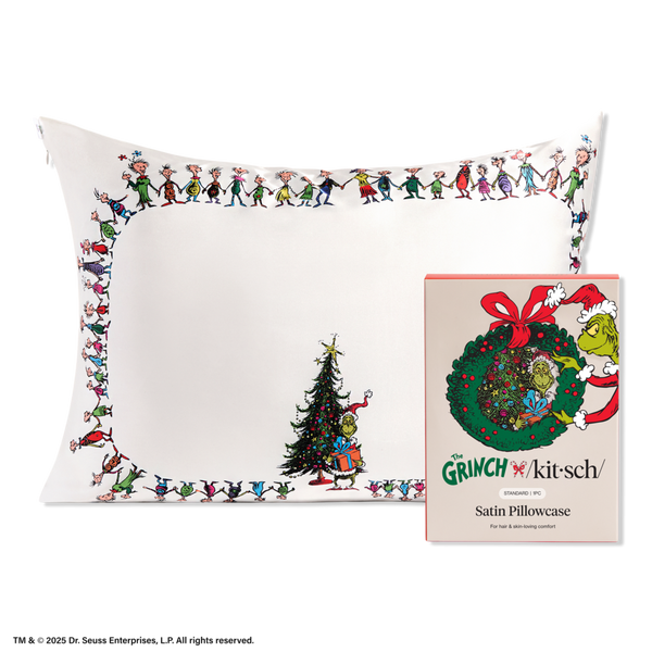 Kitsch The Grinch x Kitsch Standard Satin Pillowcase #1