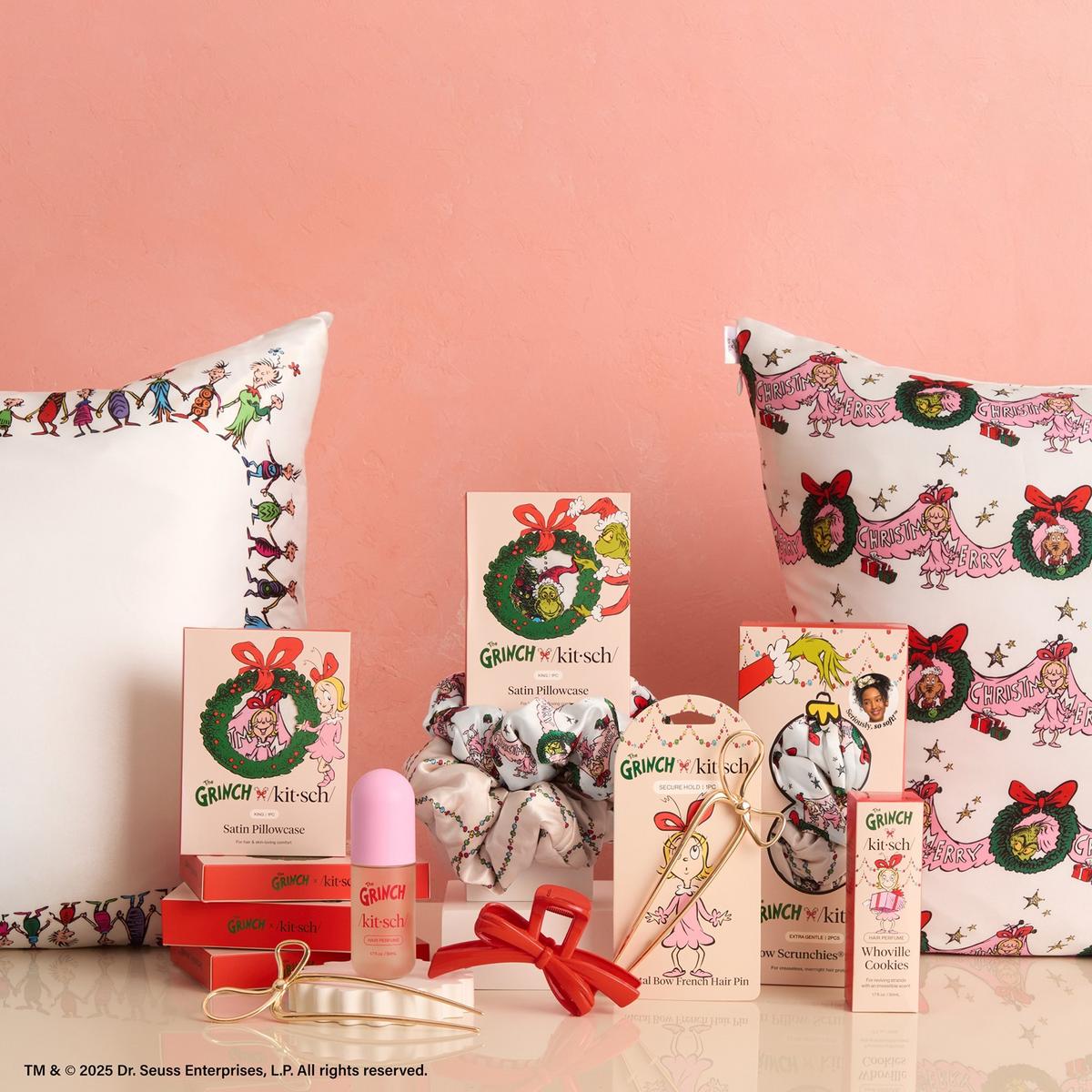 The Grinch x Kitsch King Satin Pillowcase - WhoVille