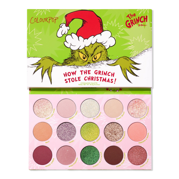 ColourPop ColourPop x The Grinch How The Grinch Stole Christmas Eyeshadow Palette #1