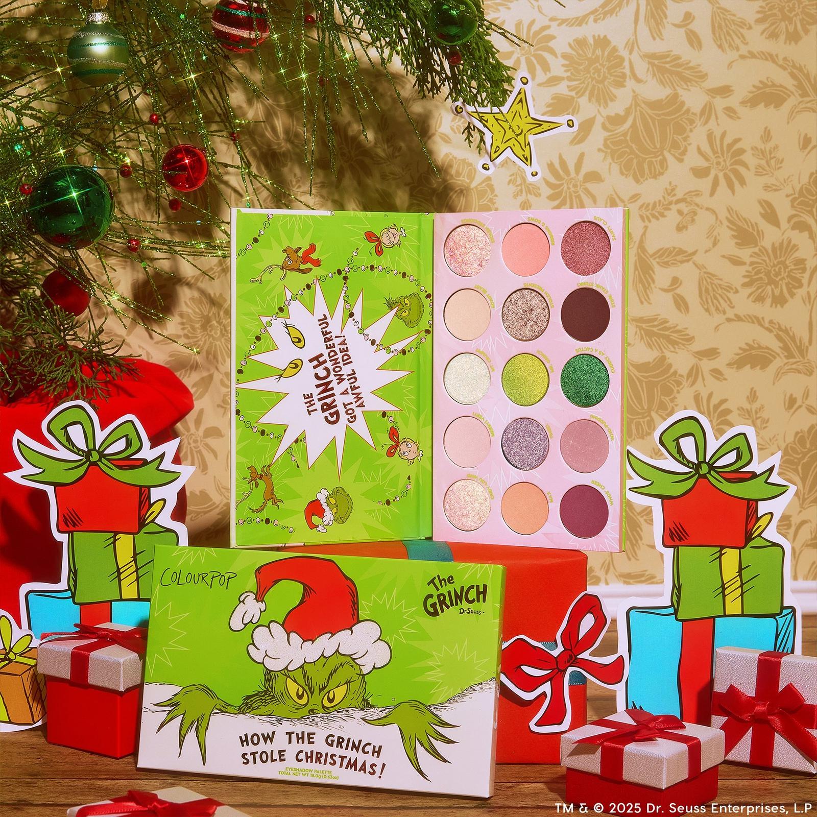 ColourPop x The Grinch How The Grinch Stole Christmas Eyeshadow Palette