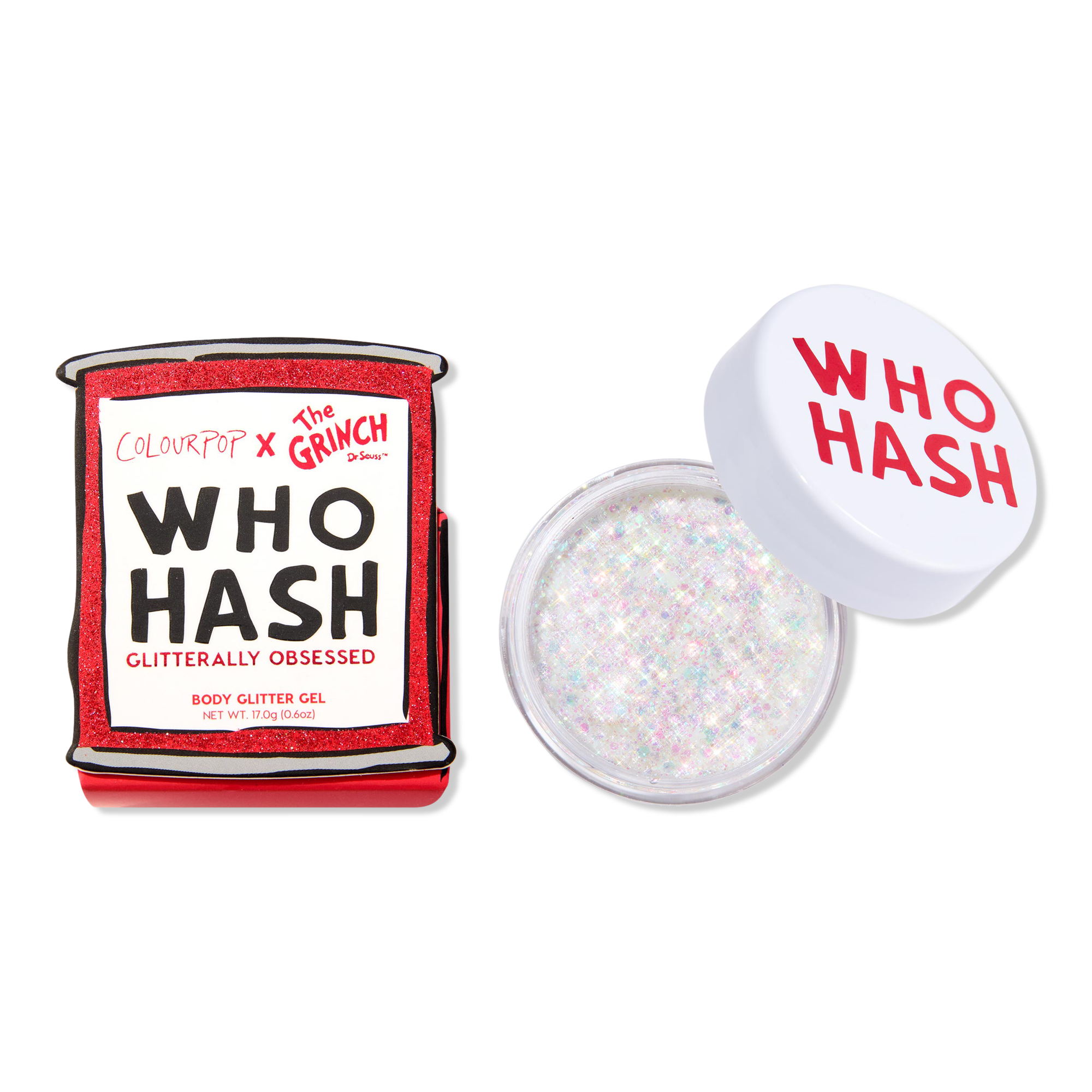 ColourPop ColourPop x The Grinch Glitterally Obsessed Who-Hash Body Glitter Gel #1