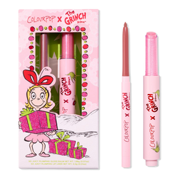ColourPop x The Grinch Pinky Who So Juicy Plumping Gloss Balm & Lip Liner Kit