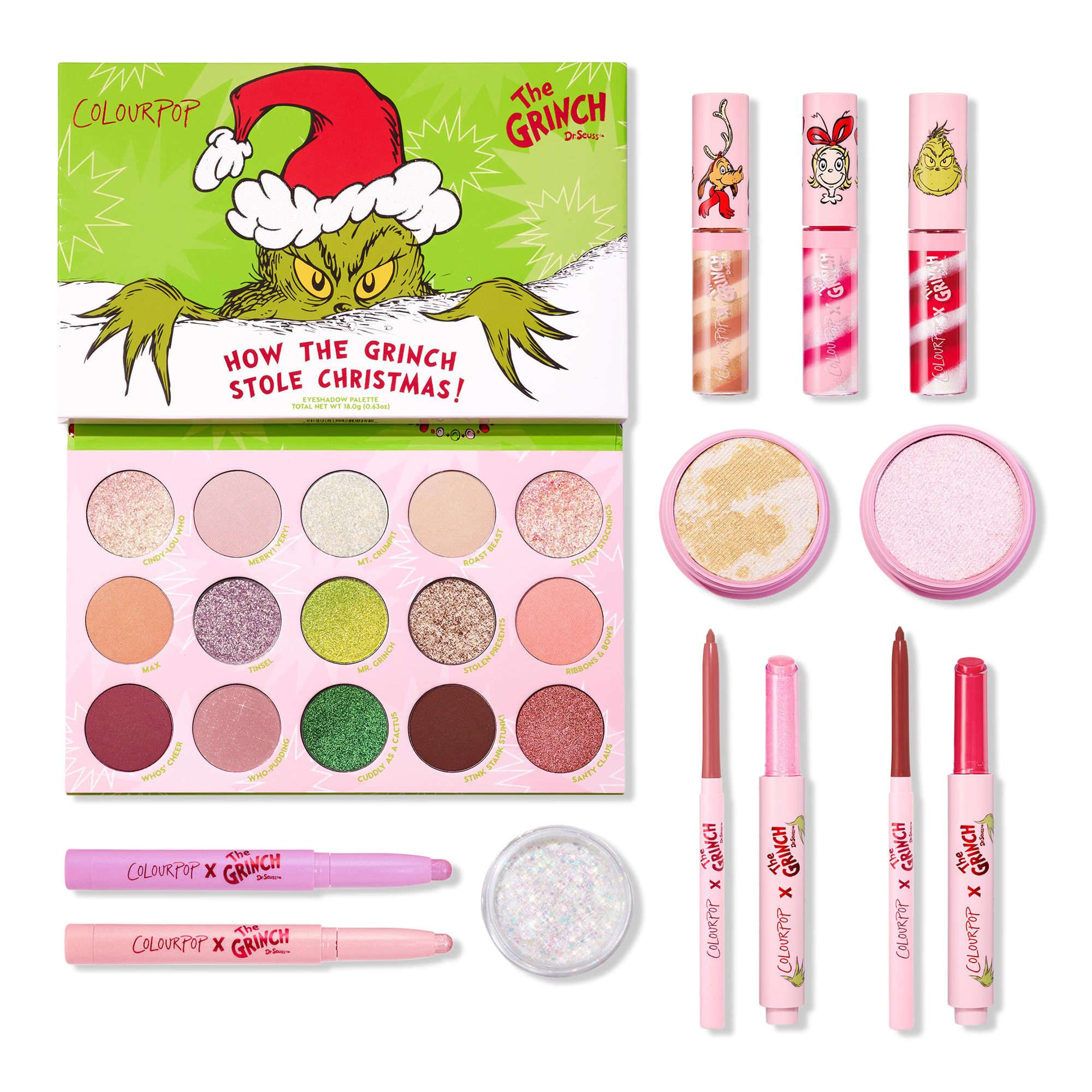 ColourPop ColourPop x The Grinch Full Collection #1