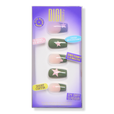 DIGI Beauty Green Flag Press-On Nails