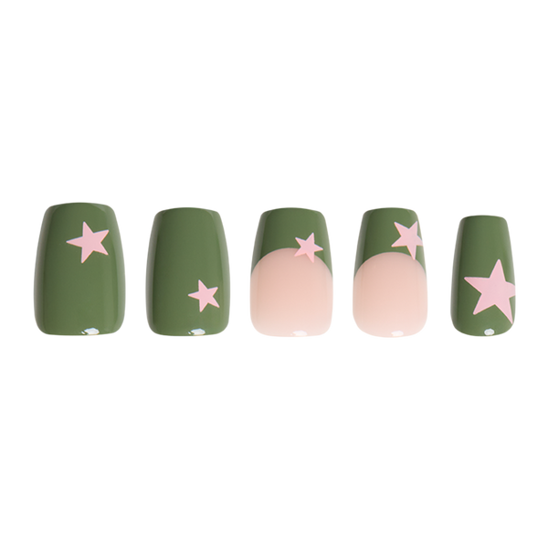 DIGI Beauty Green Flag Press-On Nails #2