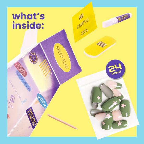 DIGI Beauty Green Flag Press-On Nails #5