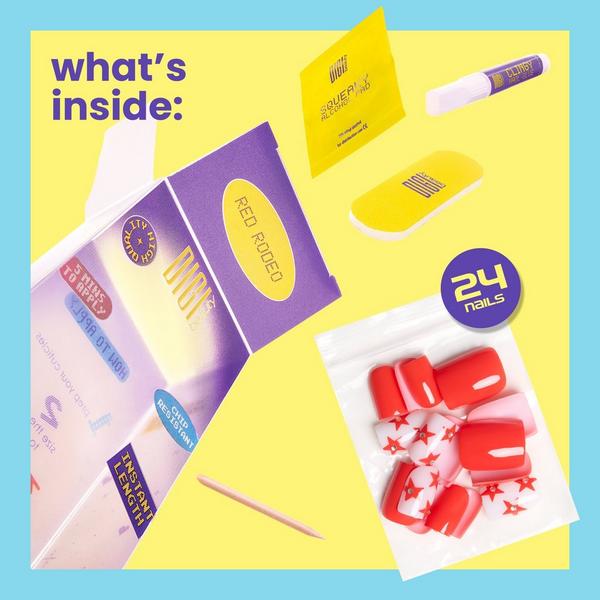 DIGI Beauty Red Rodeo Press-On Nails #5