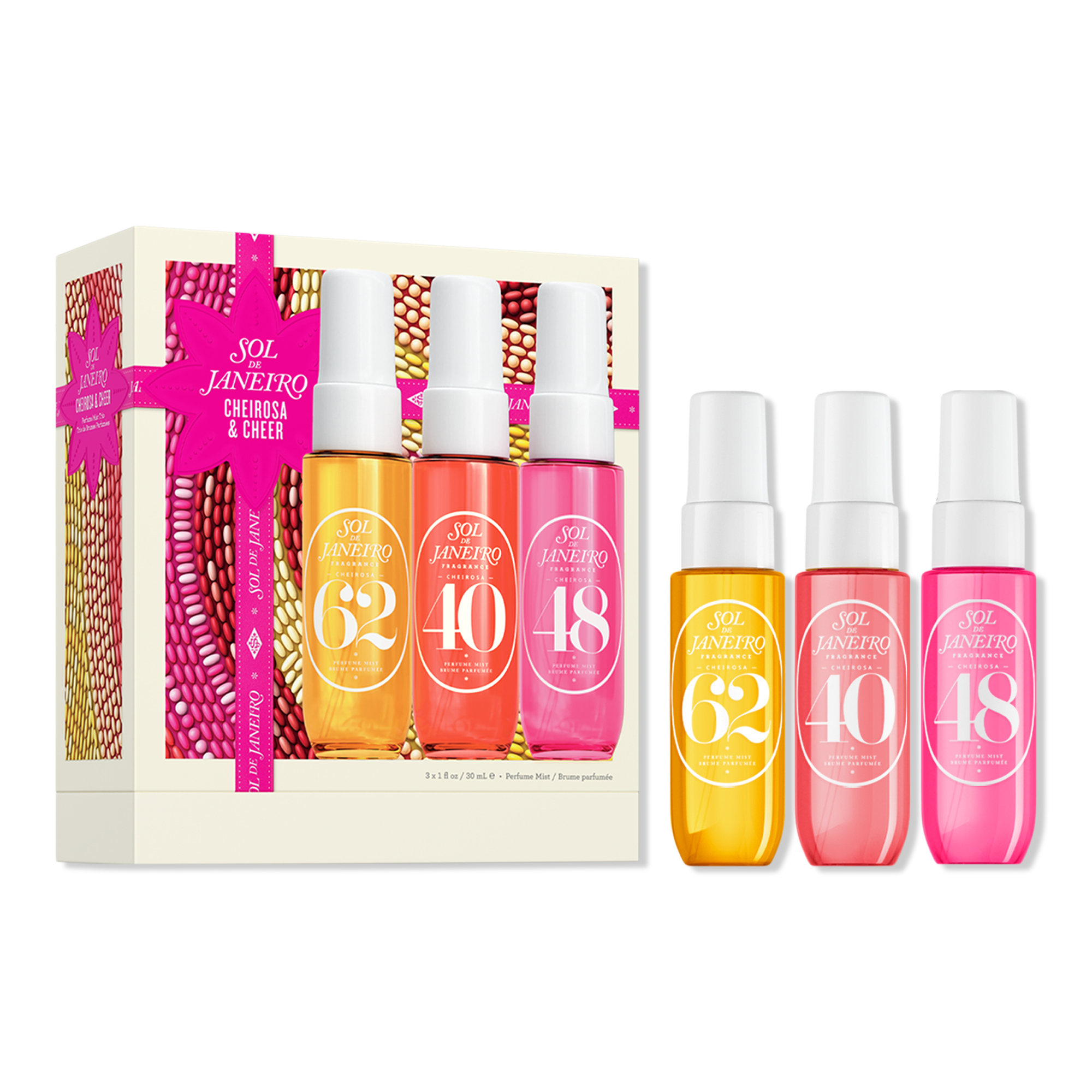 Sol de Janeiro Cheirosa & Cheer Perfume Mist Trio Sampler Set #1