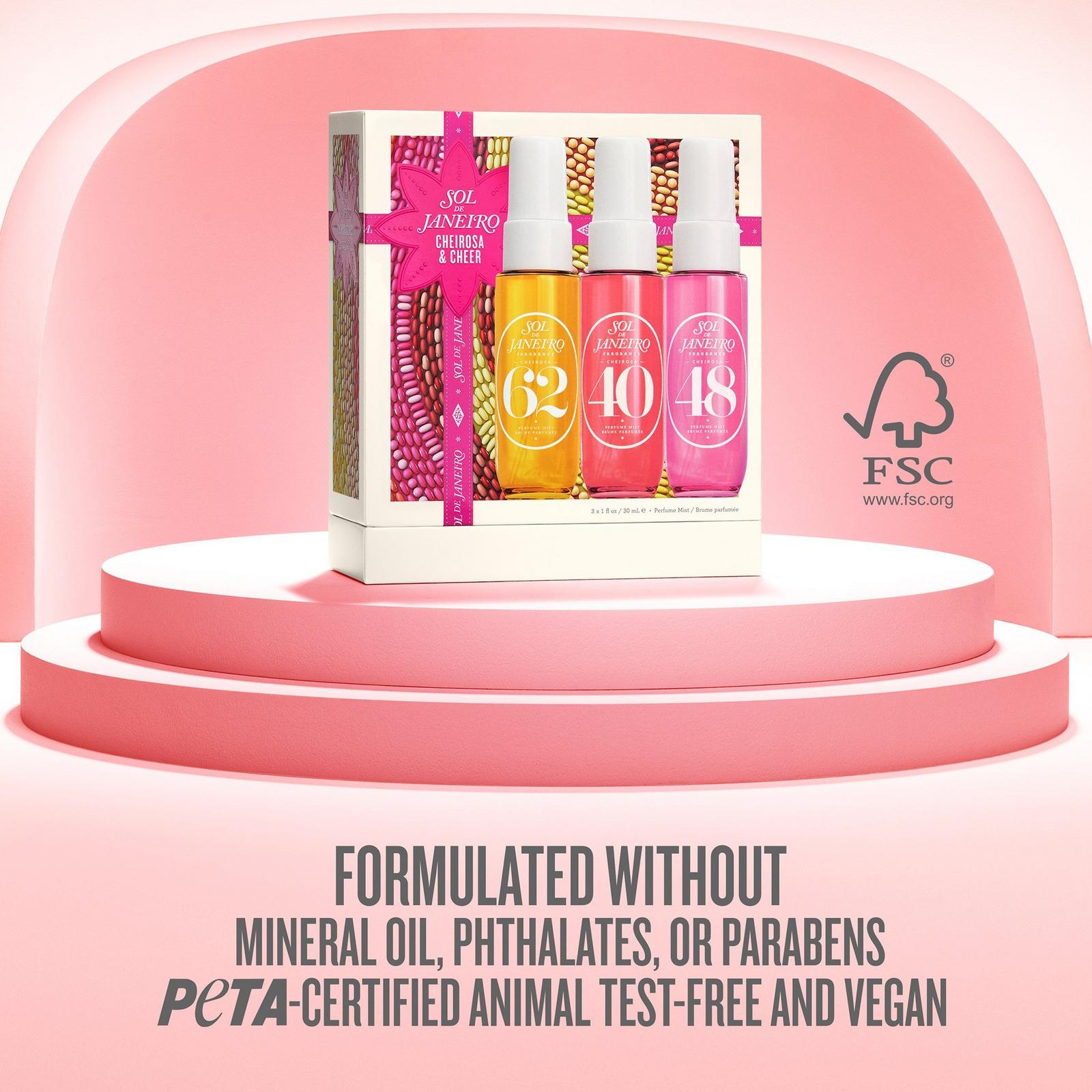 Cheirosa & Cheer Perfume Mist Trio Sampler Set