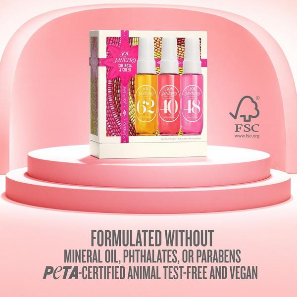 Sol de Janeiro Cheirosa & Cheer Perfume Mist Trio Sampler Set #4