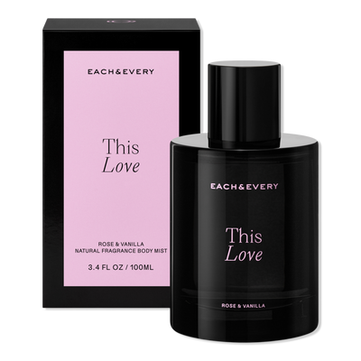 Each & Every This Love Rose & Vanilla Natural Fragrance Body Mist