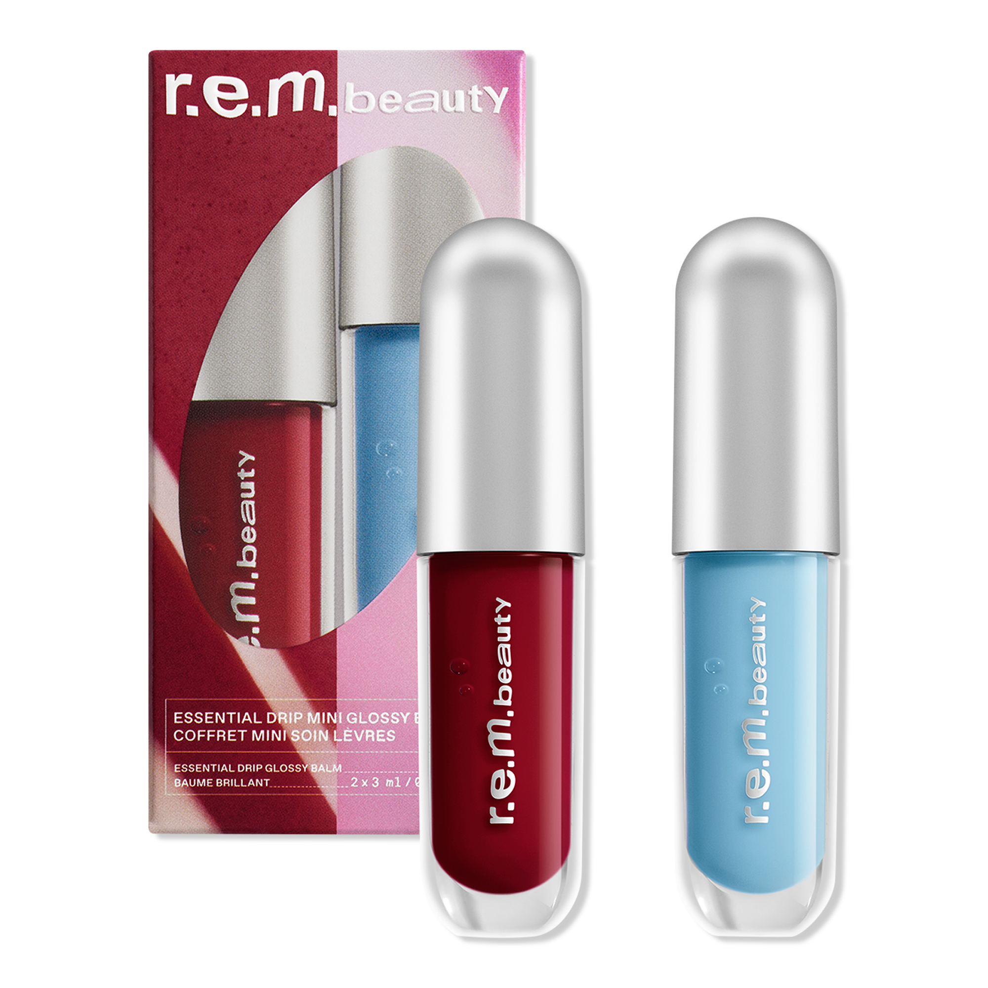 r.e.m. beauty Mini Essential Drip Glossy Balm Duo #1