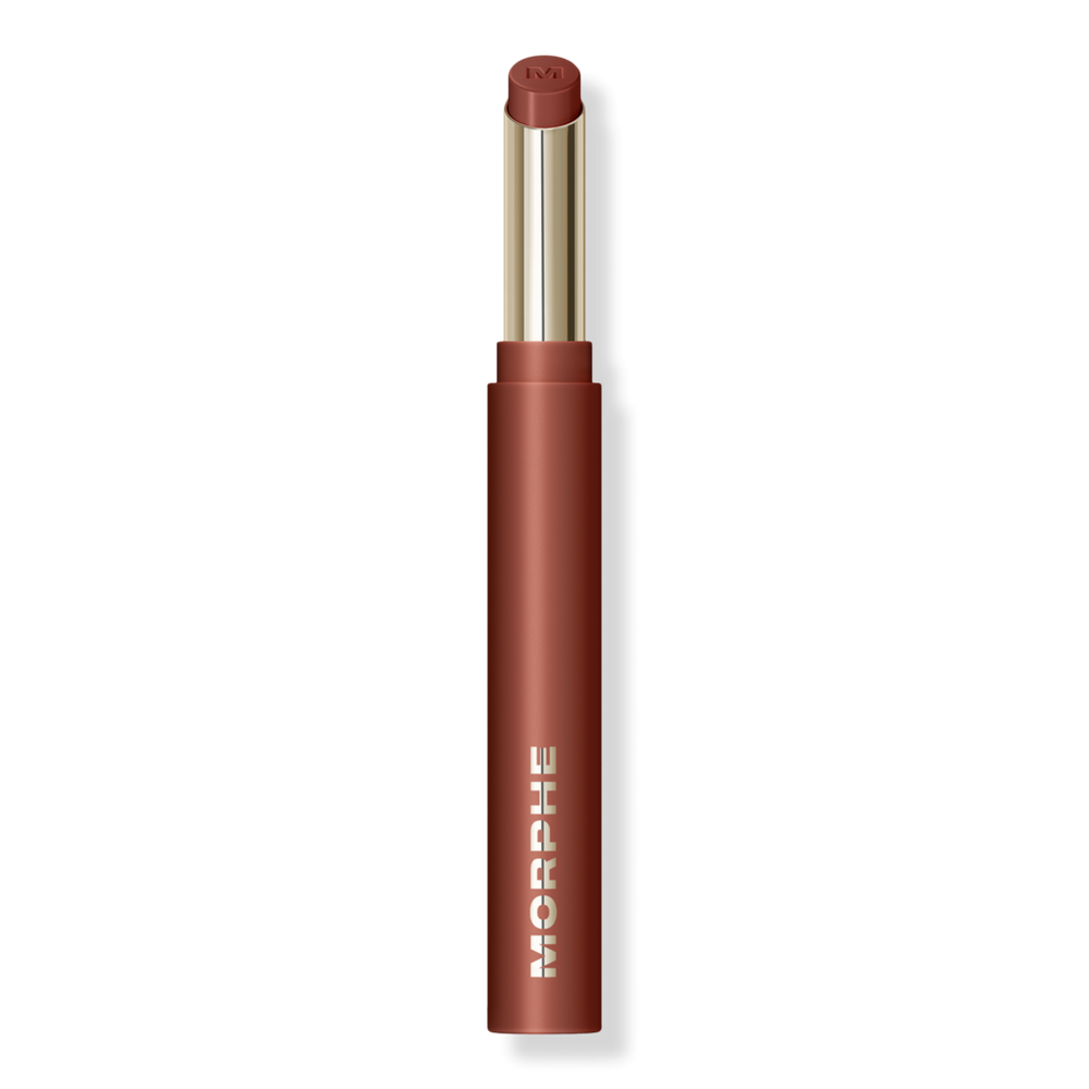Morphe Lip Filter Hydroplump Soft Matte Lipstick - Suede In Brown