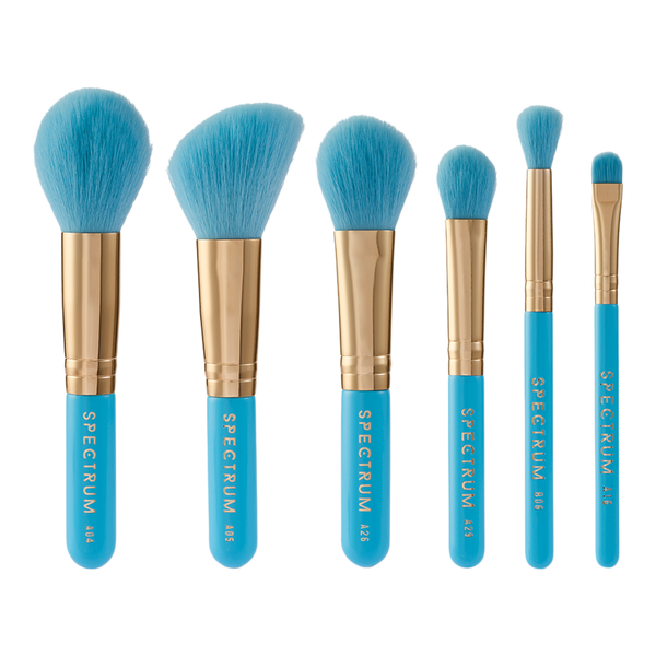 Spectrum Evil Eye 8 Piece Travel Makeup Brush and Velvet Puff Set #3