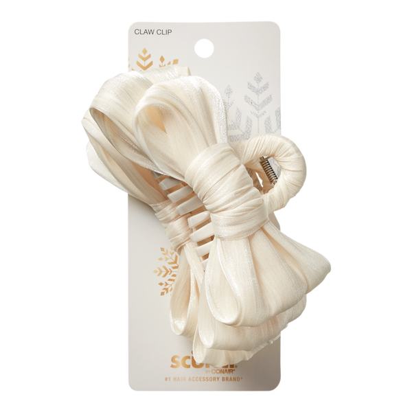 Scünci Tulle Bow Claw Clip #2