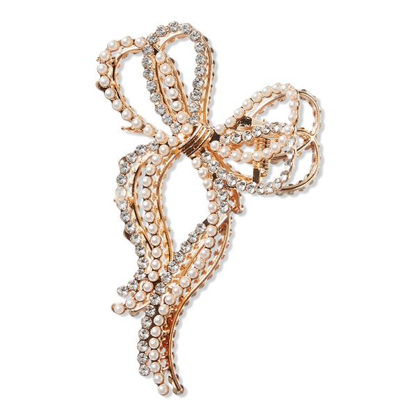 Scünci Jeweled Bow Claw Clip #1