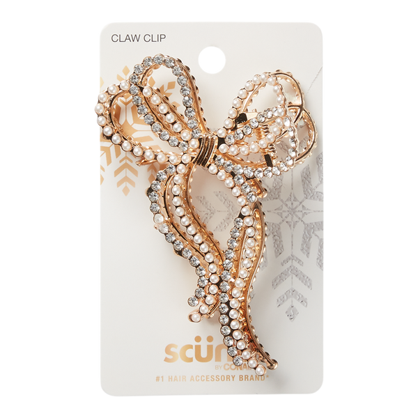 Scünci Jeweled Bow Claw Clip #2