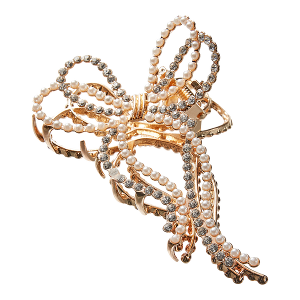 Scünci Jeweled Bow Claw Clip #4