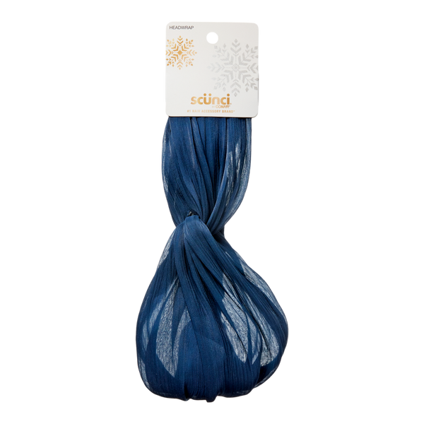 Scünci Navy Blue Headwrap #2