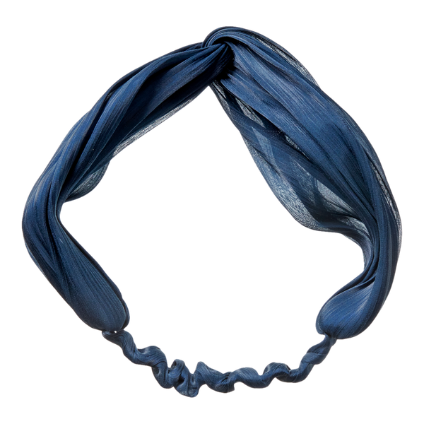 Scünci Navy Blue Headwrap #3