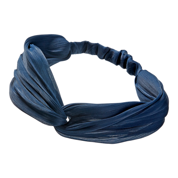 Scünci Navy Blue Headwrap #4