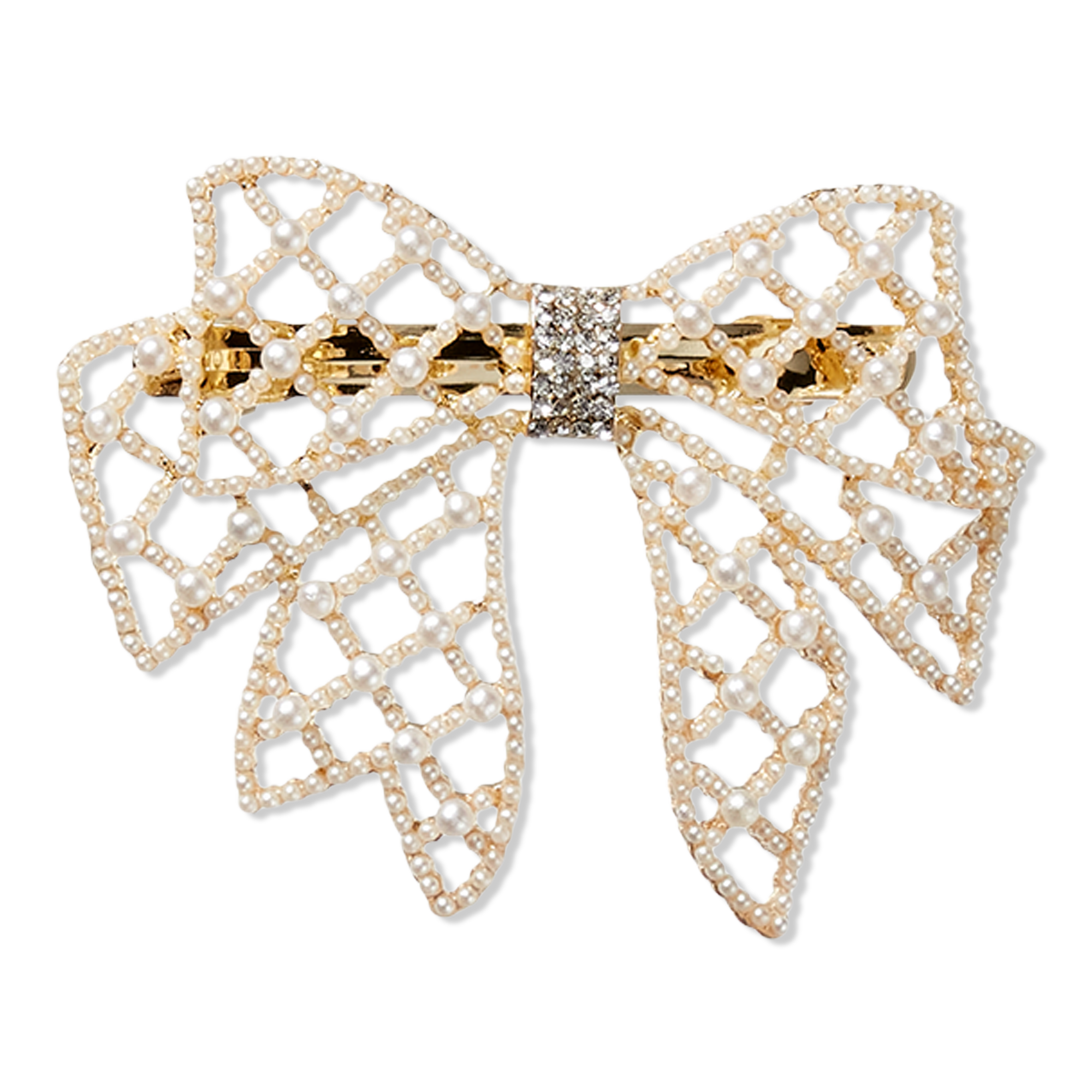 Scünci Open-Cut Bow Barrette #1