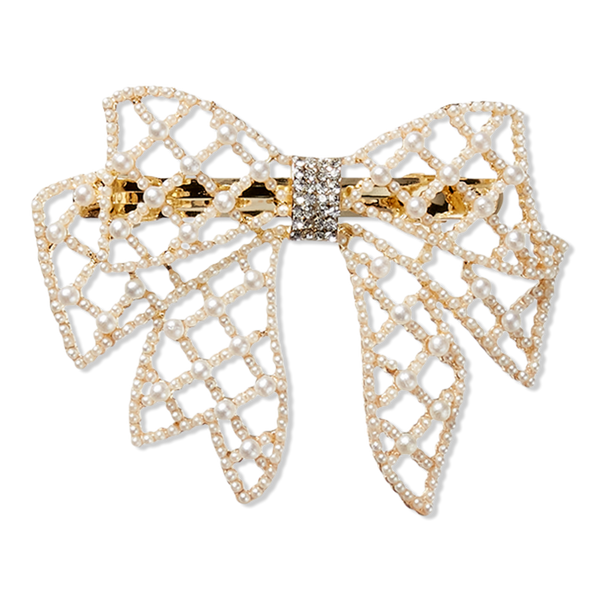 Scünci Open-Cut Bow Barrette #1