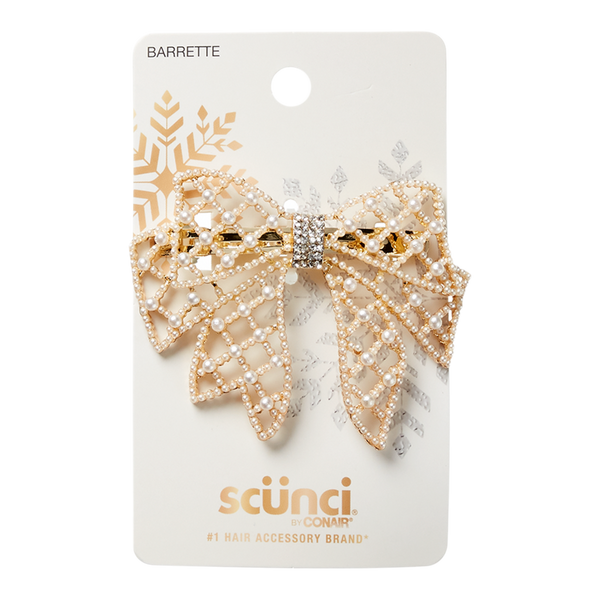 Scünci Open-Cut Bow Barrette #2