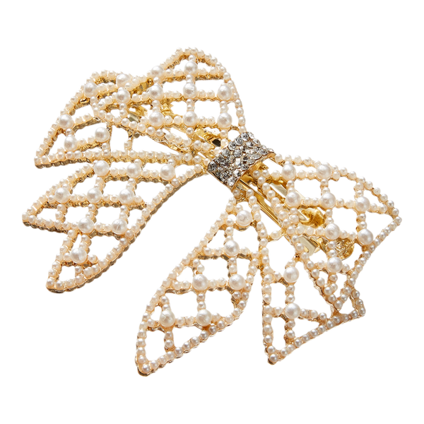Scünci Open-Cut Bow Barrette #4