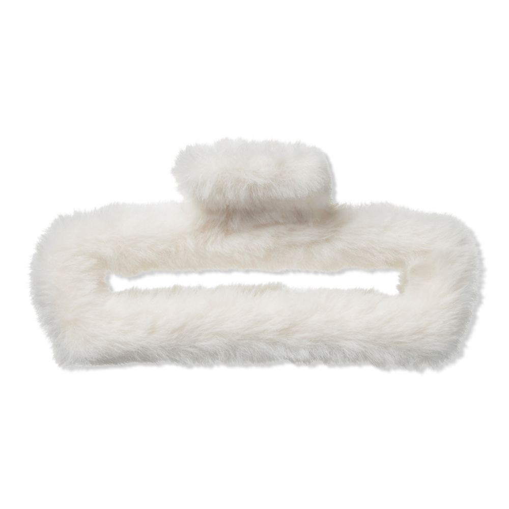 Scünci Open-cut Faux Fur Claw Clip