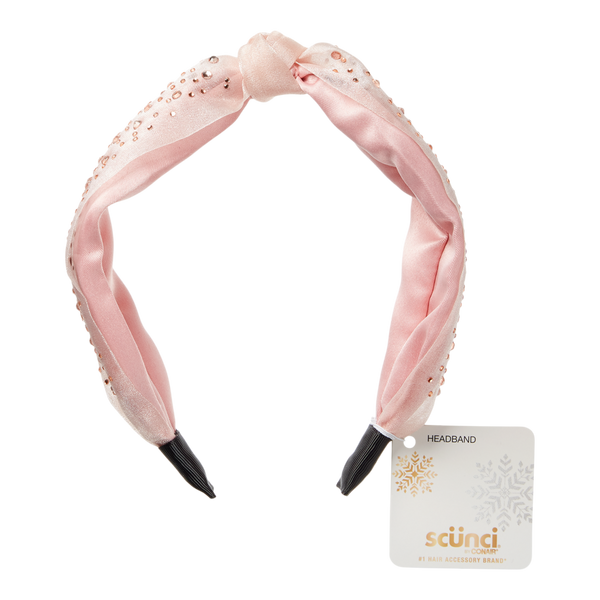 Scünci Knotted Tulle Headband #2