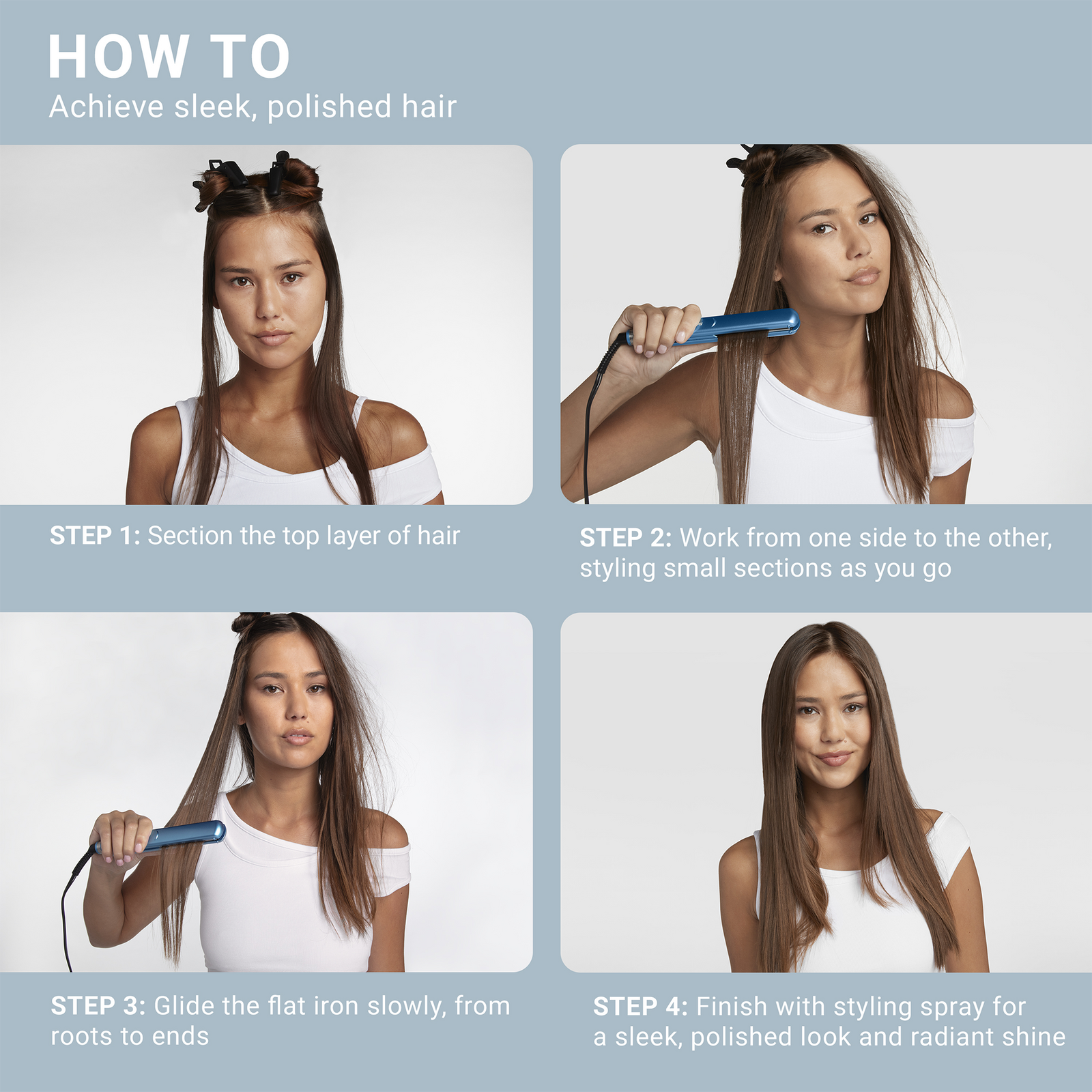 1" Compact Ultra-Thin Flat Iron
