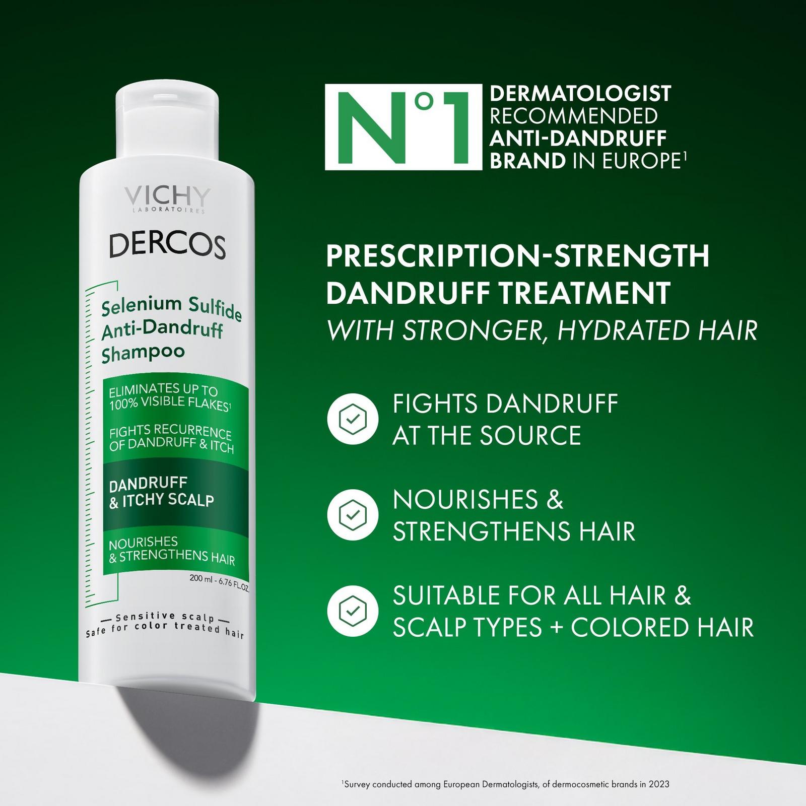 Dercos Selenium Sulfide Anti-Dandruff Shampoo - 6.7 oz