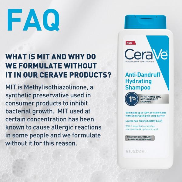 CeraVe Anti-Dandruff Hydrating Shampoo #7