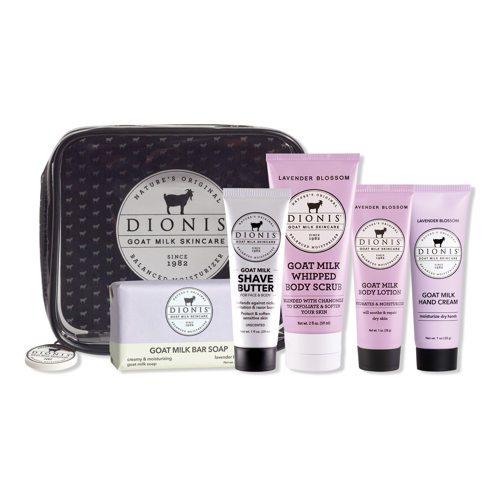 Dionis Goat Milk 6 Piece Travel Kit #1