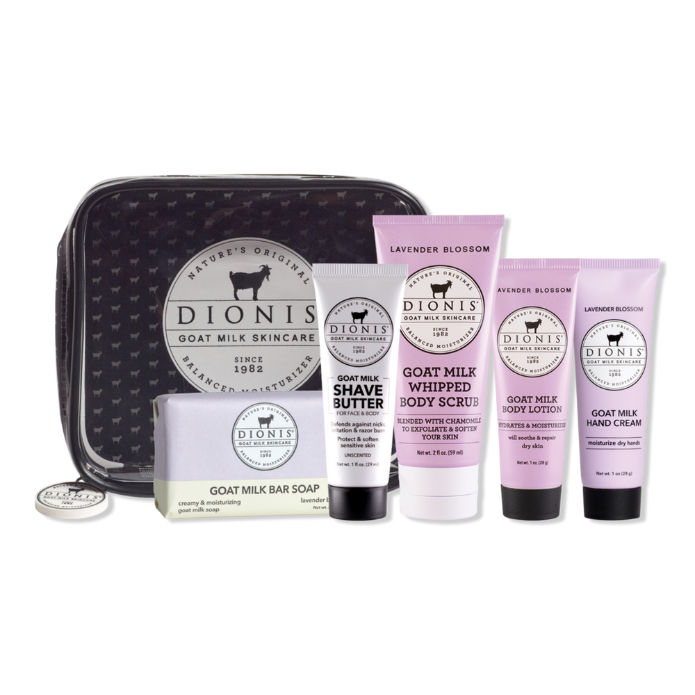 Dionis Goat Milk 6 Piece Travel Kit - Lavender Blossom